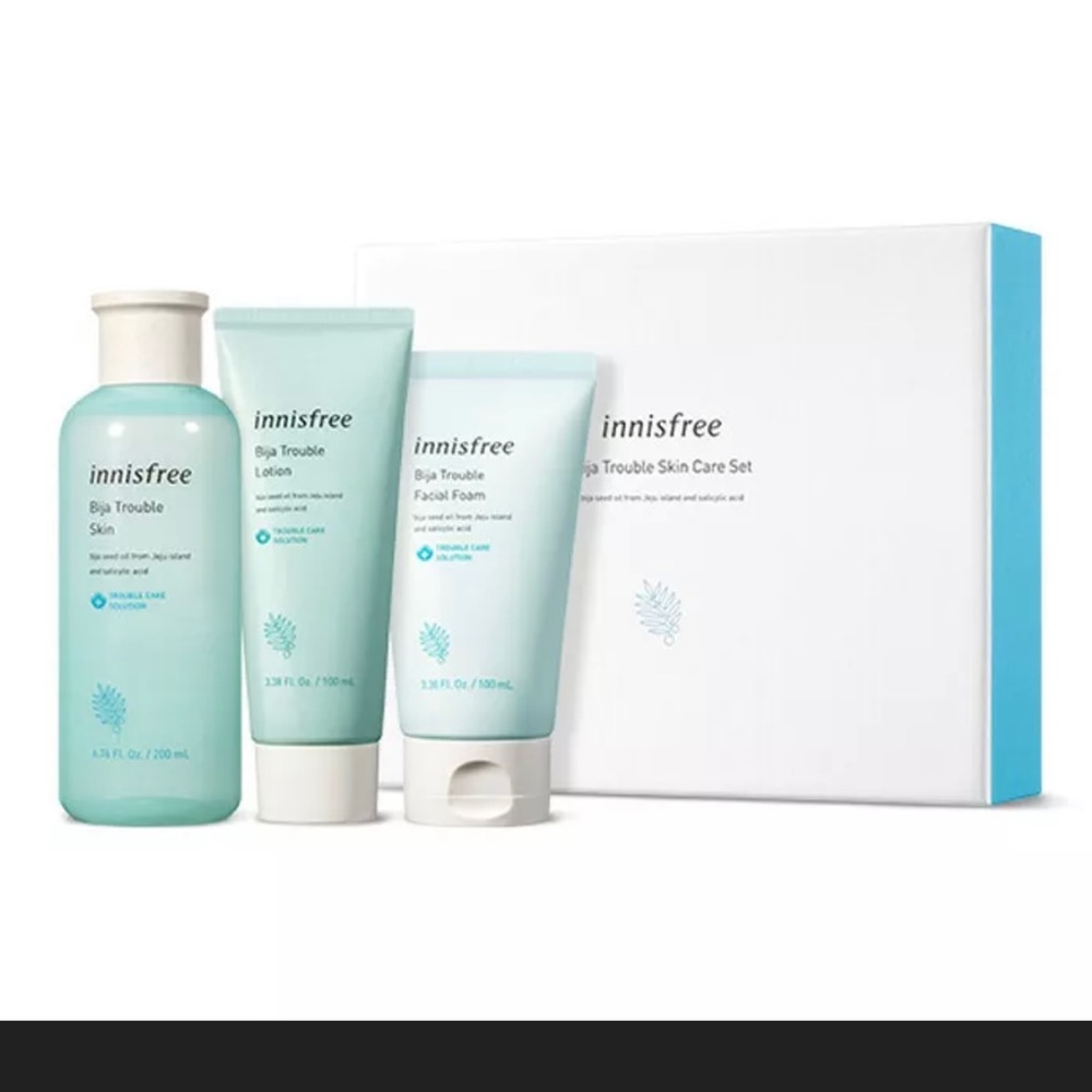 -Innisfree Bija Trouble Skin Care Gift Set